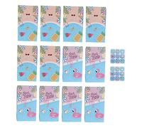 LALAFINA 12 Bolsas De Papel Para Envolver Forest Animal Theme Durable Present Bags Perfect for Sweets Crafts Clothing