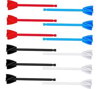 LALAFINA 12 Piezas Accesorios para Taladro Mezclador de Pintura Varillas de de Epoxy Herramientas de para Compatible con Taladros Eléctricos