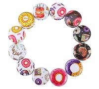 LALAFINA 12 Uds Tarro De Vela Latas De Dulces Vela Perfumada Latas De Azúcar Frascos Para Hacer Velas Portavelas Lata De Té Decorativa Círculo E Velas Mini Vela Hojalata A Granel