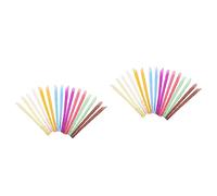 LALAFINA 16pares of Ear Wax Removal Ear Cleaner Tools for Home Cleaning Natural Beeswax Candles for Care