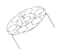 LALAFINA 1pieza Estante para Cocinar al Vapor de Acero Inoxidable Rejilla Redonda Multiusos para Huevos Soporte Resistente y Fácil de Limpiar para Uso en Cocina Estilo Varios estilos