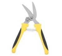 LALAFINA 1Pieza Tijeras Profesionales Antideslizantes Inoxidable Multiusos para Cortar Chapa de Metal y Cables Diseño de Autotensor para de Bricolaje