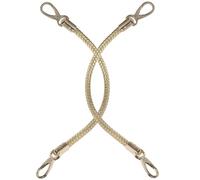 LALAFINA 2 Correas Doradas para Asas de Bolsos de Pu, Ligeras y Elegantes, Accesorios de Repuesto para Bolsas y Mini Bolsos, Ideales para DIY y Decoración