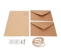 LALAFINA 2 Juego de Sobres y Papeles de Carta Vintage para Escribir Papel, Diseño Retro, Portátil Escribir Poemas y Caligrafía