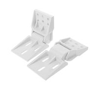 LALAFINA 2 piezas Bisagras de Puerta de Refrigerador de para Frigorífico Instalación con Tornillos Incluidos para Reparación y Actualización de Pequeños Frigoríficos