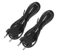 LALAFINA 2 Piezas Cable De Alimentación De Dos Clavijas Cable De Extensión para Lámpara De Televisión Suitable for Home Supplies and Electronic Devices