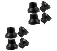 LALAFINA 2 Series Tacos Antideslizantes para Muletas Conteras De Goma para Bastones Repuestos para Bastones De Senderismo Accesorios Antideslizantes De Caucho para Y De 4 Piezas X 2