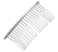 LALAFINA 20 pasadores de golosinas para mujer velo de novia decoración horquillas negras peineta de metal para velo peine de pelo de metal Francés Decorar venda sombrerería De las mujeres