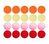 LALAFINA 20 Piezas Filtros de Gel para Iluminación Cálida de 6,6cm, Película Correctora de Luz en PVC, Fácil Instalación y Diseño Versátil para Espacios de Negocio y Ambiente Acogedor