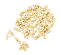 LALAFINA 20 Piezas Pestillo Vintage para Caja de Madera Hasp Decorativo Color Dorado Instalación y Diseño Clásico para Gabinetes y Proyectos Diy
