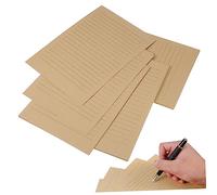 LALAFINA 200 hojas Papel de Carta Vintage con Líneas Kraft Retro para Invitaciones Cartas y Notas para Bodas Especiales