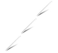 LALAFINA 24piezas Triangular Rulers Transparent Scale Rulers for Students Drawing and Architectural Measurement