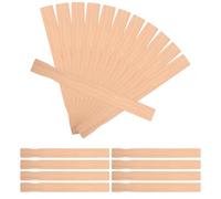 LALAFINA 25 piezas Palitos Mezcla Pintura Reutilizables Varillas Madera para Agitar Pintura Herramienta Manual Ligera y Fácil de Usar para Mezcla Uniforme y Rápida Reutilizable