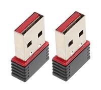 LALAFINA 2piezas Adaptador WiFi USB Inalámbrico para Pc Compatible Escritorios y Laptops Instalación