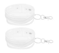 LALAFINA 2piezas Bolsa Transparente para Porta Colgante De Bolsa De Exhibición Accesorio para y Coleccionistas