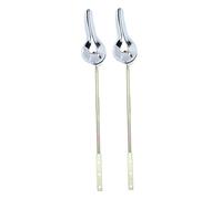 LALAFINA 2piezas Tirador Cisterna Wc Para Inodoros Montaje Lateral Palanca Metal Fácil Instalación Duradero