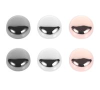 LALAFINA 3 Pares de Hebillas Magnéticas de Aleación Brillantes para Bufandas y Suéteres de Mujer, Botones Decorativos de Ropa, Broches Magnéticos para Pañuelos y Accesorios de Moda