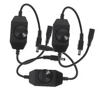 LALAFINA 3 piezas Controlador de Atenuación LED de Regulador de Brillo para Tiras de Luz LED Interruptor de Intensidad para Iluminación de Color Único Compatible con Sistemas