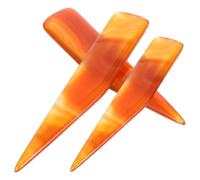 LALAFINA 3 Piezas de Herramientas para Pulir Joyas de Ágata Cuchillo de 8 CM para Cuidado de Oro y Plata Pulidor Portátil para Anillos y Pulseras Uso en Artesanía y Color Aleatorio