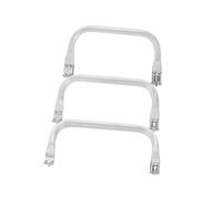 LALAFINA 3 Piezas Kit Marco para Bolso de Mano Aluminio con Cierre Snap Herramientas y Accesorios para Fabricación de Bolsos Marco para Monedero