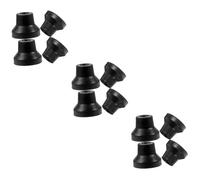 LALAFINA 3 Series Tacos De Goma Antideslizantes para Bastones Y Muletas Protección para Pies De Bastón Tapones De Goma Duraderos Y Ajustables para Senderismo Y Trekking 4 Piezas X 3