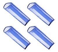 LALAFINA 4 Piezas Cubiertas para Patas de Caballo de Nylon Azul, Botas Deportivas Protectoras Diseño Fácil de Poner para Actividades al Aire Libre y Paseos Largos