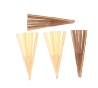 LALAFINA 4 Piezas Estructura Abanico de Madera Ligera y Duradera para Manualidades DIY Culturales