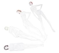LALAFINA 4 Piezas Regla de Plástico para Dibujo de Moda Plantilla de Figura Femenina, Herramienta para Diseñadoras de Ropa, Material Resistente y Ahorro