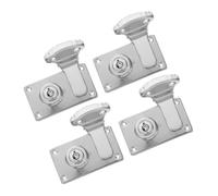 LALAFINA 4 Piezas Retro Hierro para Cajas de Herramientas y Equipaje Pestillo de Seguridad para Maletas Pequeñas y Joyeros Diseño Práctico y de Instalar