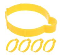 LALAFINA 5 Piezas Soporte de Fijación para Rollos de Vinilo, Pinza para Película de Vinilo para Coche, Plástico Amarillo, Pequeño, para Car Body Wrap y Vehicle Film