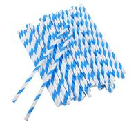 LALAFINA 50 Unidades Palitos Color Azul para Algodón de Azúcar de Papel Accesorios Resistentes y Compatibles para Máquinas Comerciales para Fiestas y