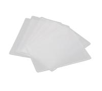 LALAFINA 50piezas Tarjetero Transparente Fundas De Silicona Mate para Portatarjetas De Autobús y Bancos Portaidentificación Acabado Mate para Tarjetas De Identificación y Bancarias