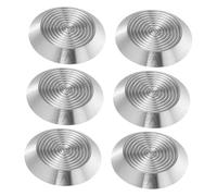 LALAFINA 6 Piezas Estudio Táctil Inoxidable para Vías Peatonales de Advertencia Táctiles Clavos de Paving para Seguridad para con Discapacidad Visual Aeropuertos