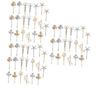 LALAFINA 60 Piezas Clip De Metal De Las Mujeres De Cristal Clips De Pelo De Flores Estrella Pasador De Pelo Tocado De Boda Para Novia Estrella Clip De Pelo Novia Clip De Pelo Hoja De Metal