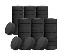 LALAFINA 70 Pastillas de Carbón Vegetal Natural para Barbacoa Carbón Multifuncional para Estufa de Exterior y Camping Fácil Ignición Bolsa 40Mm 70 Unidades para Picnics y Cocina al