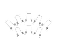 LALAFINA 8 Piezas Resortes Torsionales Inoxidable Resortes de Compresión Forma de V para Tapa de Cubo de Basura Reemplazo Diy para Proyectos de Herramientas y de Tijeras de Jardinería
