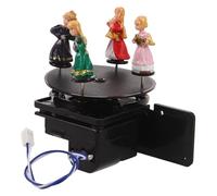 LALAFINA Accesorio sin Mecanismo Plataforma Giratoria para Reloj Tradicional Pieza de Repuesto de Plástico Ligera, Módulo de Rotación Compatible de Figuras de Reloj Reparación