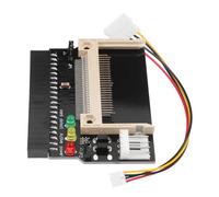 LALAFINA Adaptador IDE a CF II con Conector Hembra de 50 Pines, Soporte DMA y 3 Indicadores LED para Discos Compact Flash, Material Plástico Negro