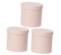 LALAFINA Artesanía Caja De 3 Piezas Para Ramo Jarrón Para Flores Ramos De Flores De Boda Cubo De Flores De Papel Florero De Corazón Flores A Granel Macetas De Jardín Propuesta De Arreglo