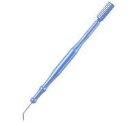 LALAFINA Barra De Pestañas Caliente Peine Palo para Plantar Pestañas Almohadillas para Levantar Pestañas Kit De Permanente Kit De Elevación Acero Inoxidable Cabeza Doble Levantador