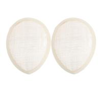 LALAFINA Base para Tocados de Lino Forma, Transpirable y Amigable, 2 Piezas para Sombrerería DIY y Accesorios de Fiesta para Mujer