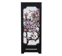 LALAFINA Biombo Decorativo Plegable de Acrílico 3 Paneles, Diseño Chino Artístico en 3D, Divisor de Espacios Ligero para Salas y Salones