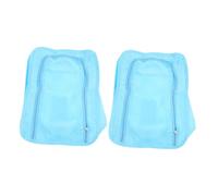 LALAFINA Bolsa de Almacenamiento para Zapatos de Viaje, Pack de 2 Bolsas Portátiles de Poliéster Azul Resistentes al Desgarro, Organizador Ligero y Plegable para Uso Interior