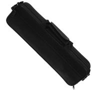 LALAFINA Bolsa de Transporte Diseño Simple para Flauta y Clarinete en Tela Oxford Negra, Práctica y Conveniente y Acabado Delicado para Viajes