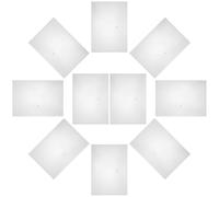 LALAFINA Bolsa Organizadora Transparente A3 de 18 Micras Paquete de 10 Bolsas de Almacenamiento de Archivos de Plástico PP Resistente para Oficina y Viaje Sobres Prácticos para Guardar