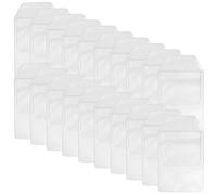 LALAFINA Bolsa Transparente para Insertar Bolígrafos Capacidad Grande, Material PVC Resistente, Fácil de Llevar para Enfermeras y Médicos, Paquete de 20 Unidades