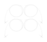 LALAFINA Boquilla de Espuma Expansiva 4 Piezas Tubo de Extensión 3 Metros Manguera Flexible para Sellador Poliuretano Bricolaje Instalación Puertas y Ventanas Herramientas Manuales