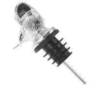 LALAFINA Boquilla Vertedora de Vino Metálica Plateada Diseño Ballena, Accesorio Multifuncional para Botellas de Licor y Aceite, Vertedor Preciso para Uso en Bar y Cocina Doméstica