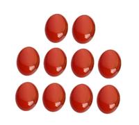 LALAFINA Cabujones De Ágata Roja Ovalados 10x14 Mm 10 Piezas Para Bisutería Diy Suministros Manualidades Accesorios Para Hacer Pulseras Pendientes Joyas Artesanía