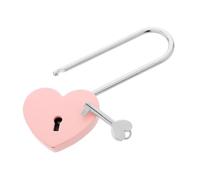 LALAFINA Caja de Almacenamiento Forma con Cerradura para Diario Joyería y Recuerdos Diseño Chic y Resistente para Parejas San Valentín